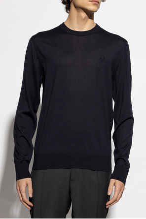 Dolce & Gabbana Silk sweater with embroidered logo
