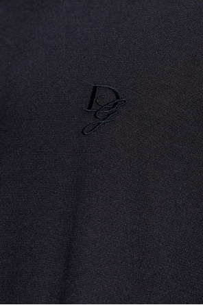 Dolce & Gabbana Silk sweater with embroidered logo