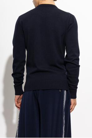 Dolce & Gabbana Wool sweater with embroidered logo