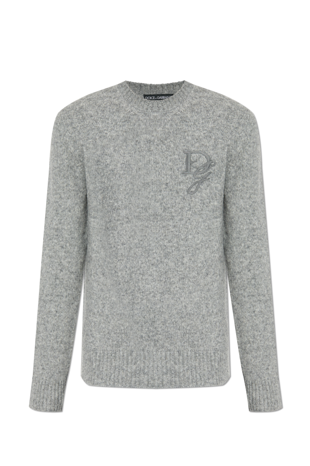 Dolce & Gabbana Sweter z wyszytym logo