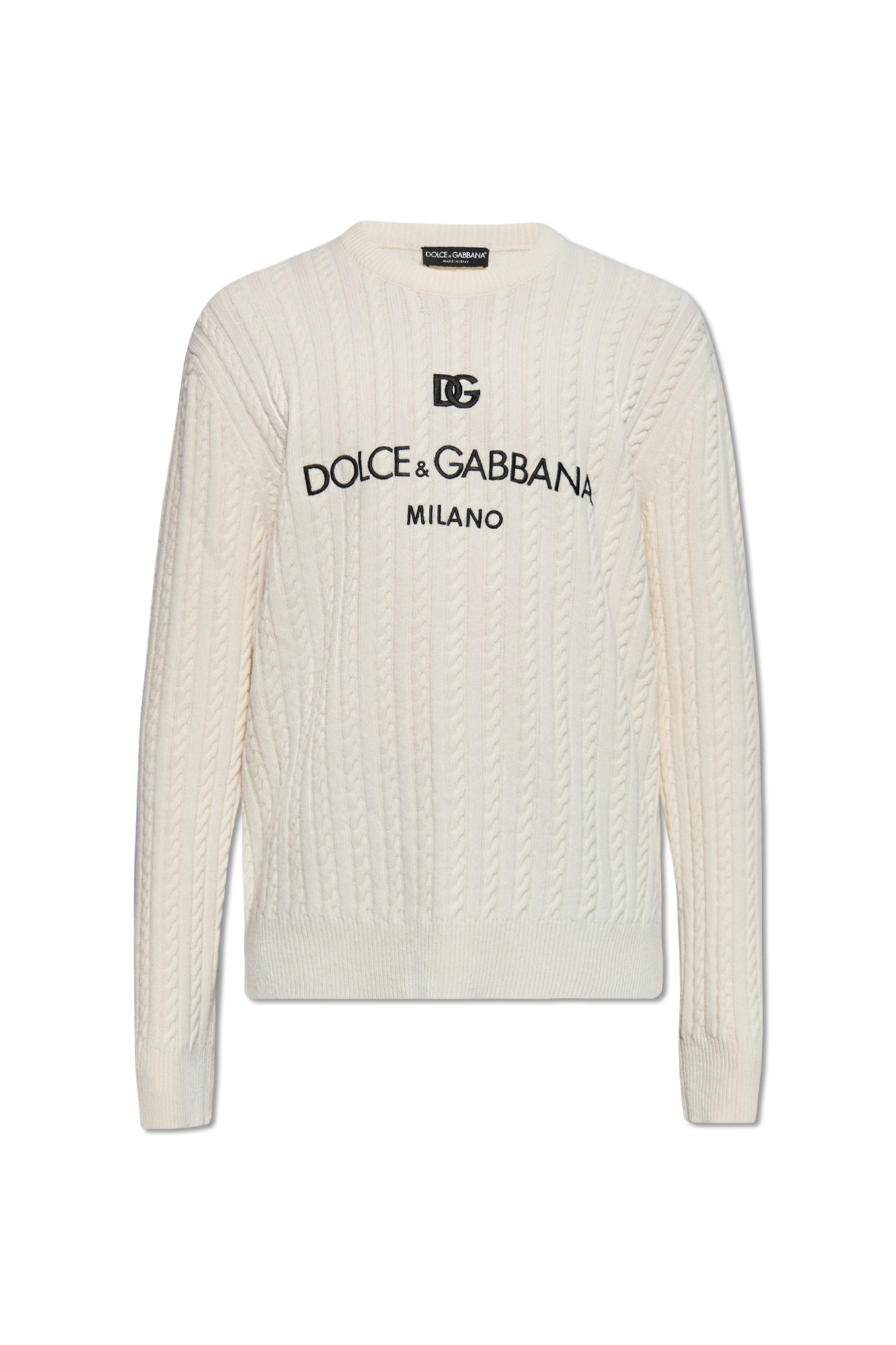 Dolce & Gabbana Sweater with logo, Men's Clothing