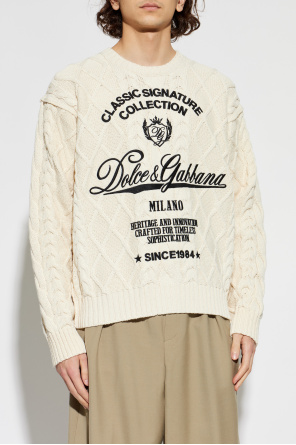 Dolce & Gabbana Sweater with decorative knit