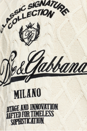 Dolce & Gabbana Sweater with decorative knit