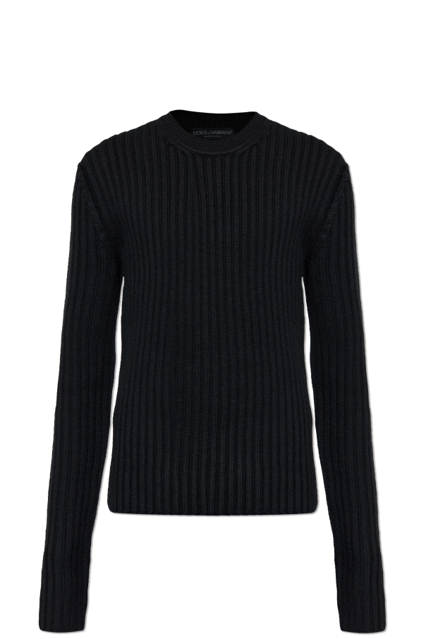 Wool sweater with a crew neck od Dolce & Gabbana