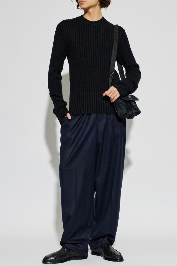 Dolce & Gabbana Wollpullover mit Rundhalsausschnitt