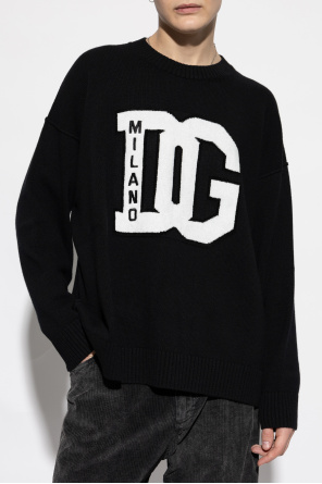 Dolce & Gabbana Sweter z wyszytym logo