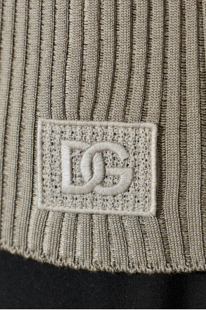 Dolce & Gabbana Silk T-shirt with logo patch