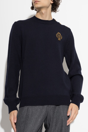 Dolce & Gabbana Wool sweater with appliqué