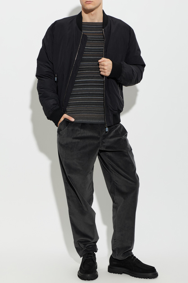 Dolce & Gabbana Wool striped sweatshirt