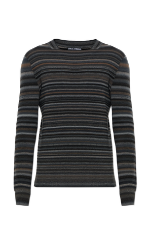 Wollstreifenpullover