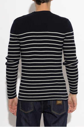 Dolce & Gabbana Wollpullover mit Streifenmuster