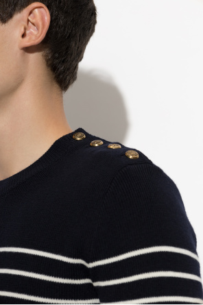 Dolce & Gabbana Wollpullover mit Streifenmuster