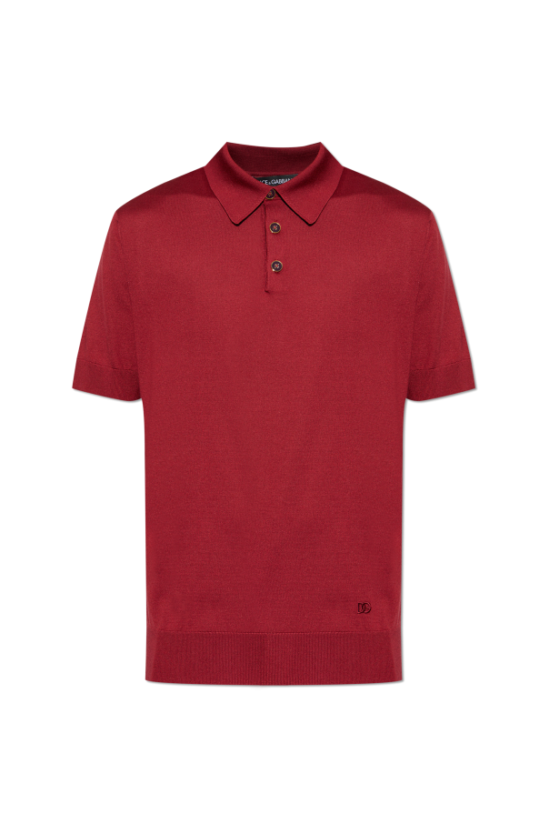 Silk polo od Dolce & Gabbana