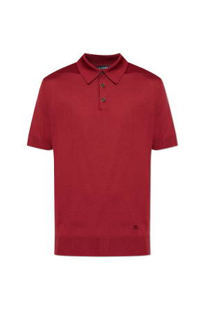 Silk polo od Dolce & Gabbana