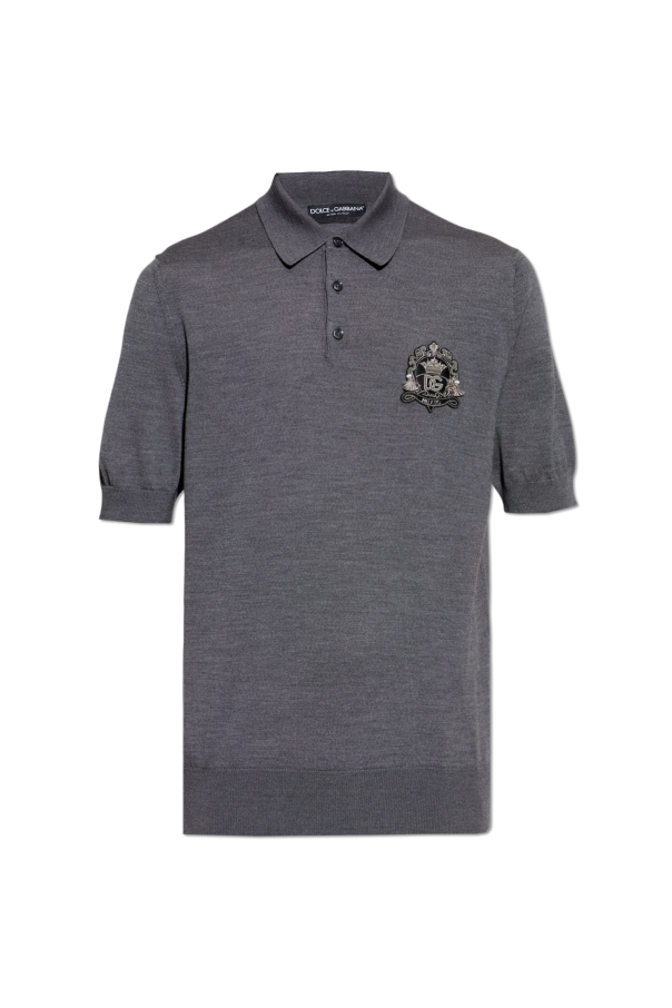 Wool turtleneck with applique od Dolce & Gabbana