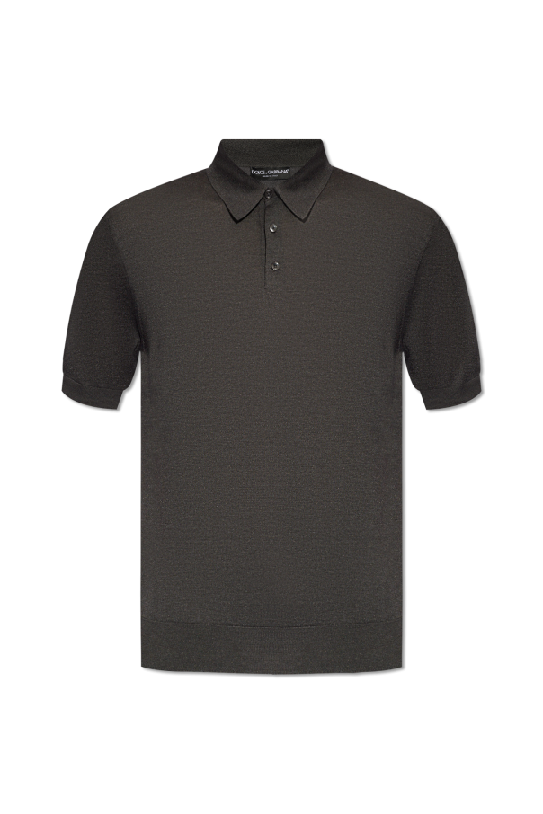 Kenzo T-shirty i polo Blue Cotton Jersey Knit Logo Druku sjsmssp00058 Short Sleeve Polo