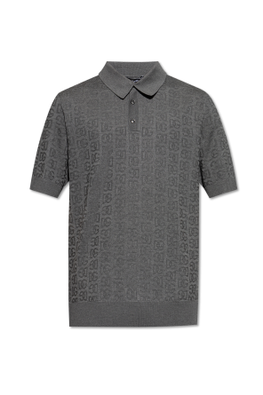 Jedwabne polo z monogramem