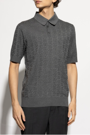 Dolce & Gabbana Seidenpolo mit Monogramm