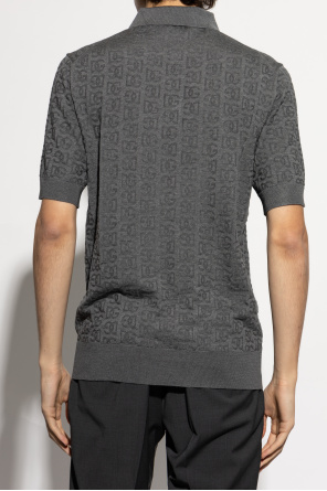 Dolce & Gabbana Seidenpolo mit Monogramm