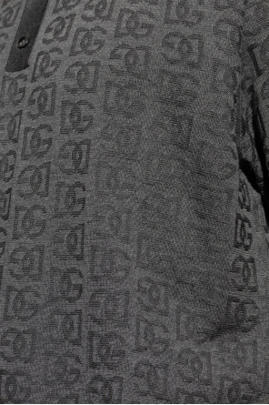 Dolce & Gabbana Seidenpolo mit Monogramm