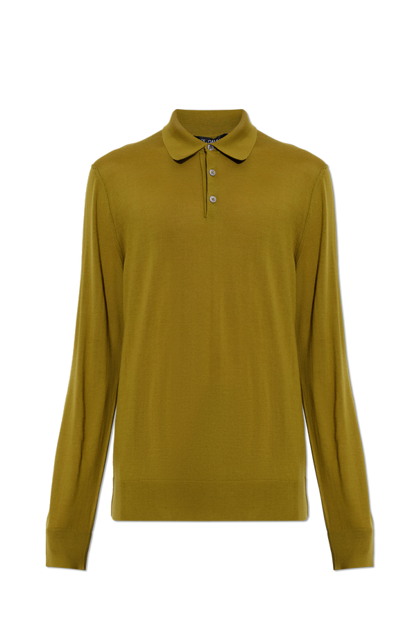 Dolce & Gabbana Cashmere Polo Shirt