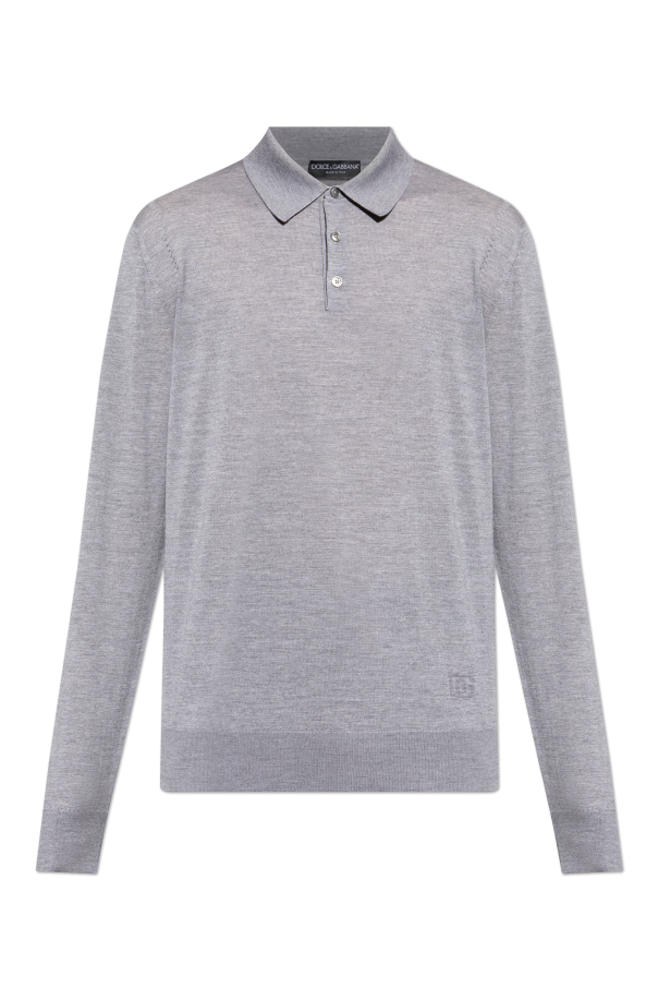 Wool polo sweater od Dolce & Gabbana