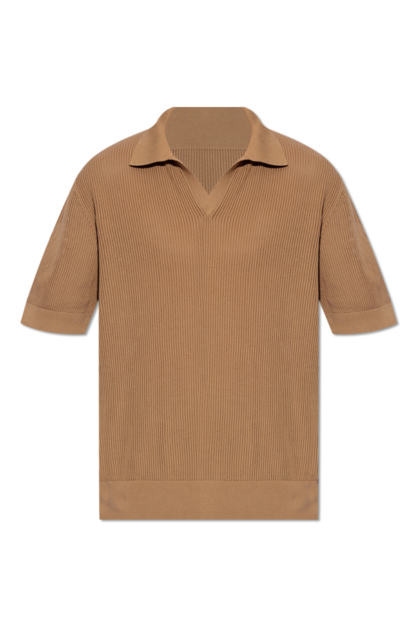 Fred Perry polo pimakatoen avec bordures à deux rayures Rouille Cotton polo pimakatoen shirt