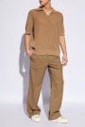 Dolce & Gabbana BROWN Cotton polo shirt
