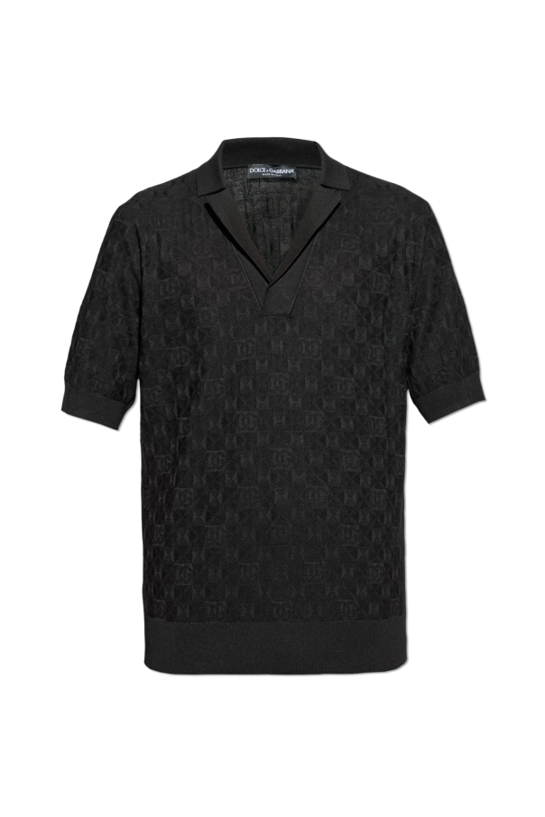 Silk polo od Dolce & Gabbana