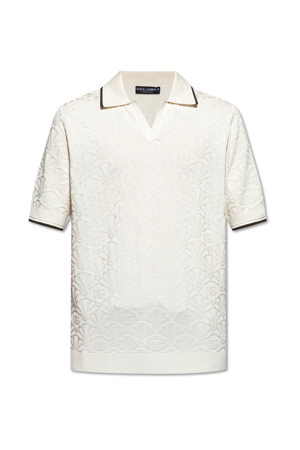 Silk polo od Dolce & Gabbana