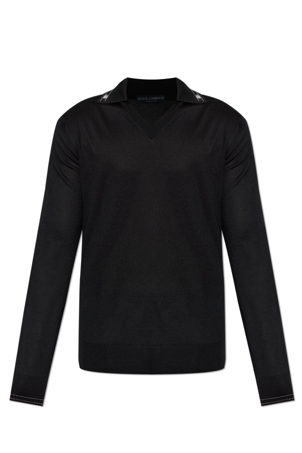 Silk polo od Dolce & Gabbana