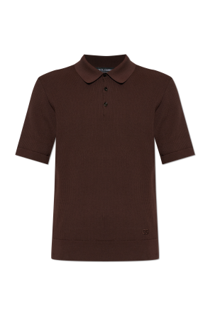 Polo with embroidered logo