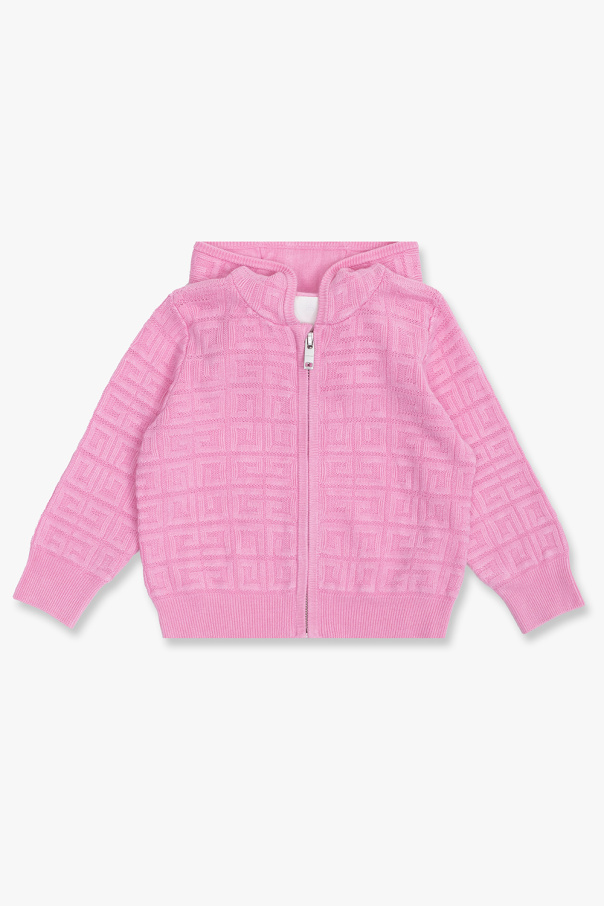 givenchy Polo Kids Hooded cardigan