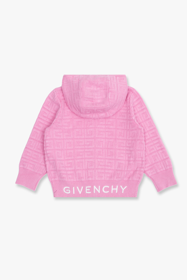 givenchy Polo Kids Hooded cardigan