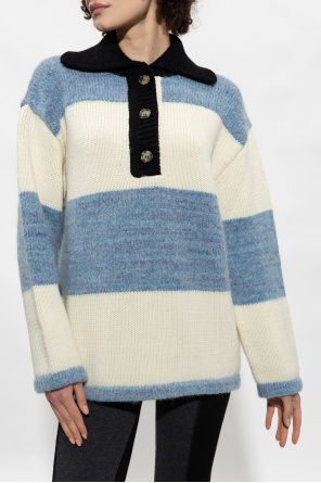 HALFBOY blue Polo sweater
