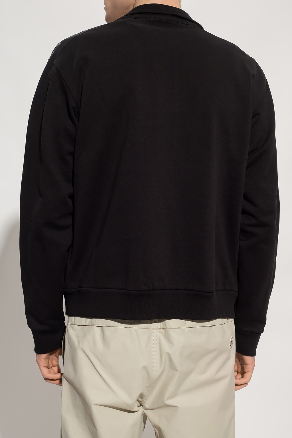 Moncler sweatshirt Biker with stand-up collar