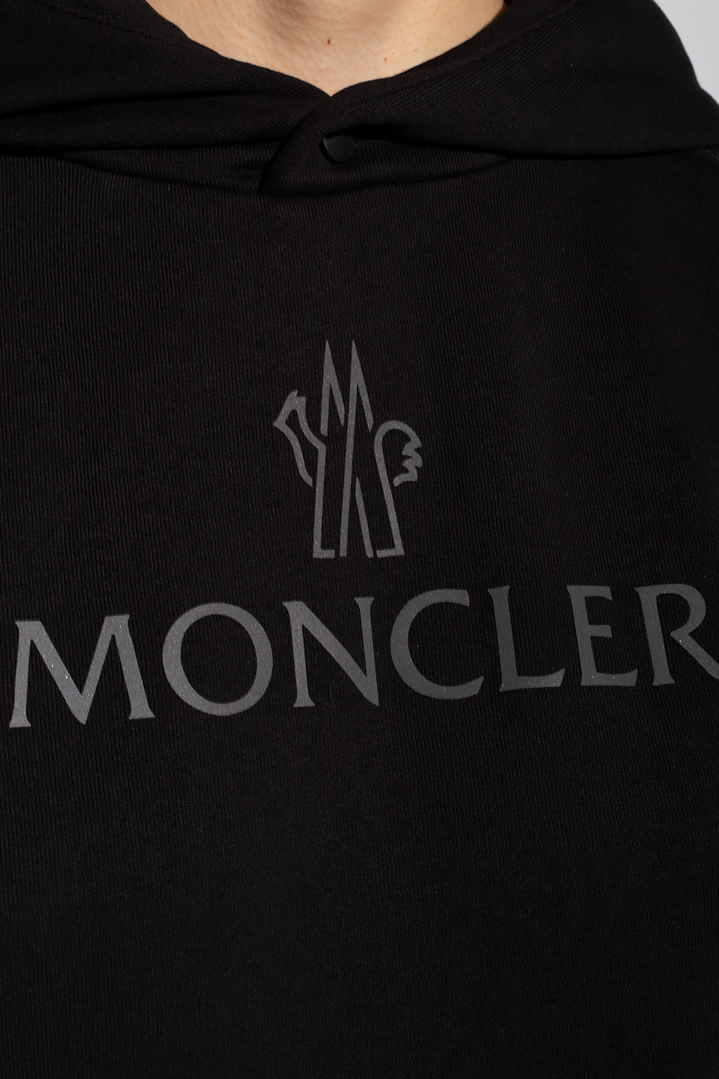 Moncler frilled-collar polo shirt