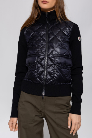 Moncler Cardigan with quilted front