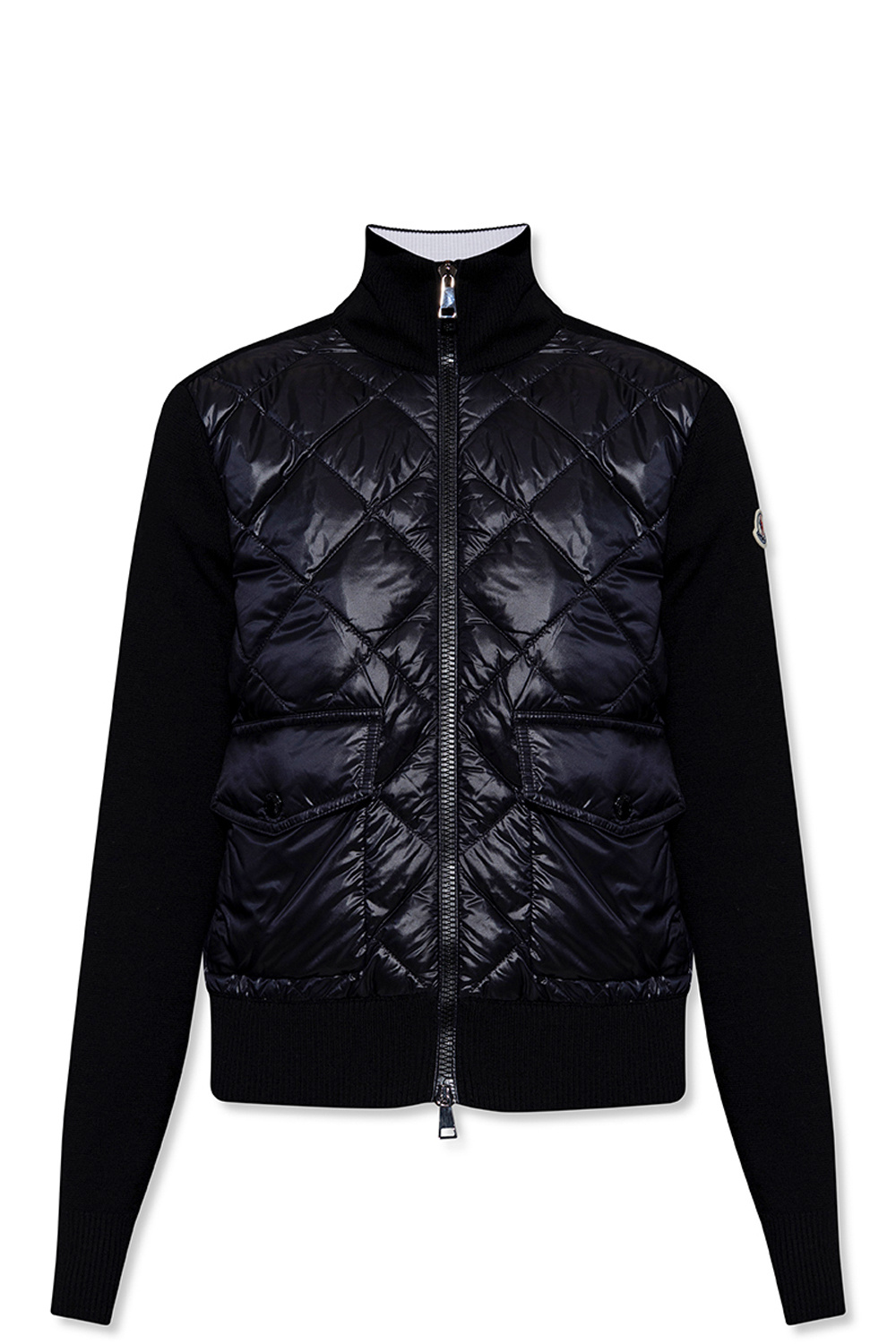 Moncler Cardigan with quilted front