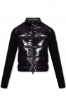 Moncler BLACK Cardigan with down front