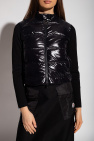 Moncler BLACK Cardigan with down front