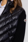 Moncler Schott Hoodie avec imprimé circulaire Noir