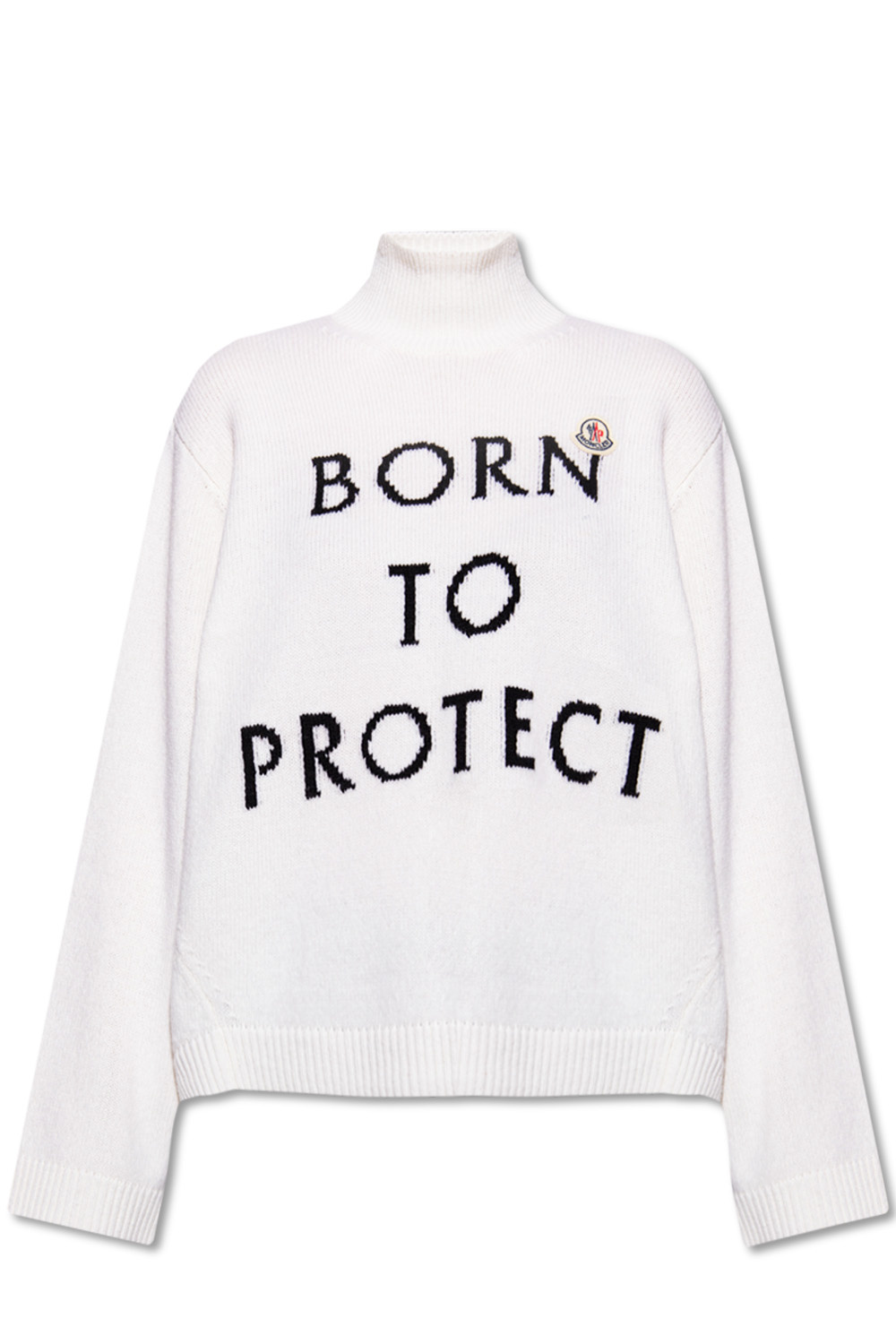 Moncler Wool turtleneck reflective sweater