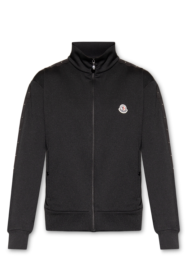 Moncler Track T-shirt jacket with logo patch