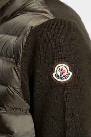 Moncler Sweatshirt with down front panel