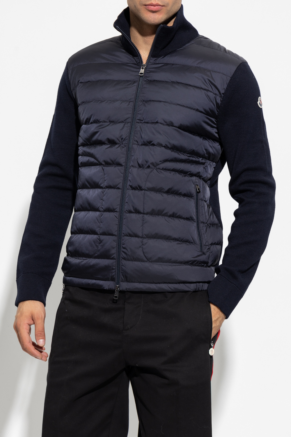 Moncler Cardigan with down front