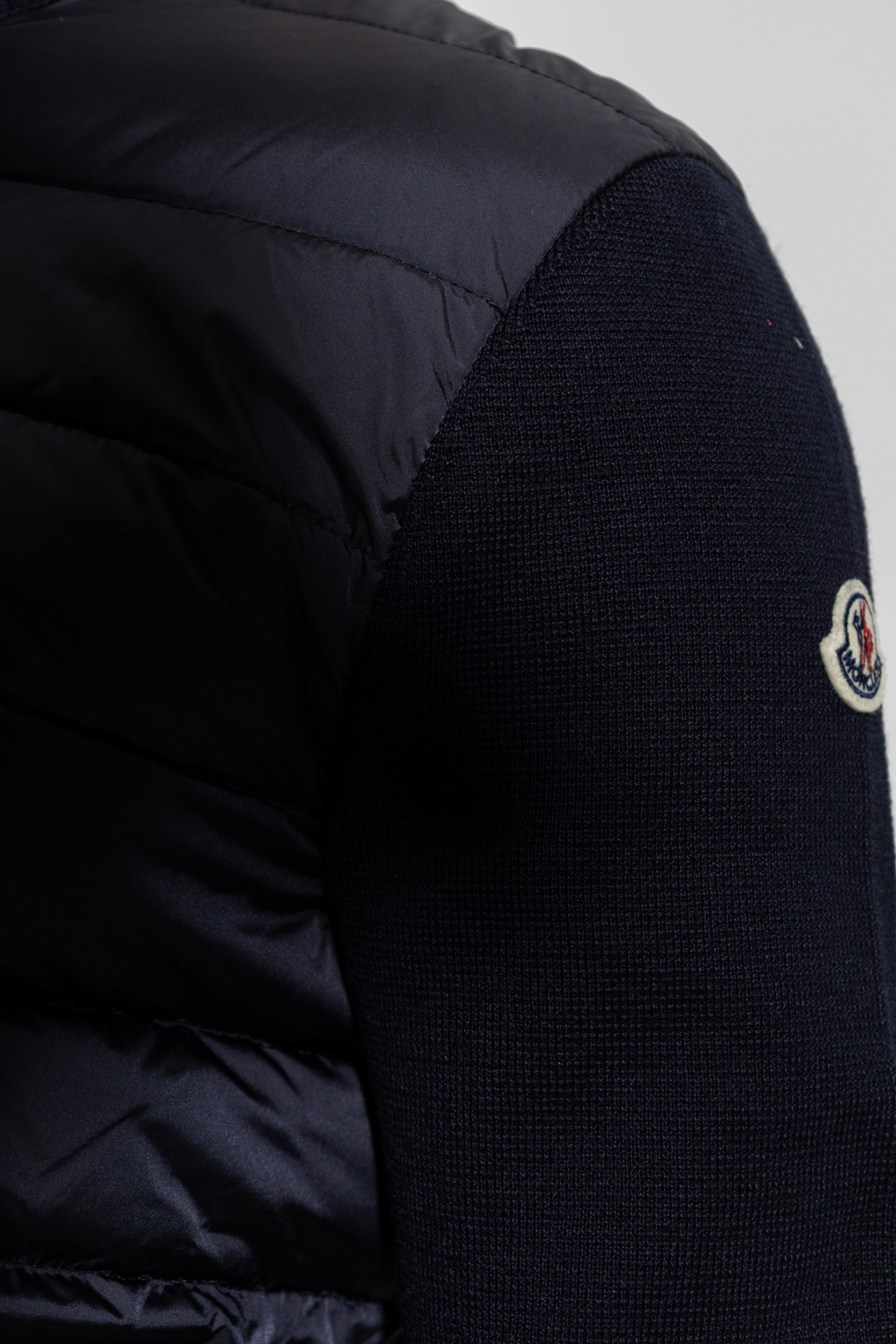 Moncler Cardigan with down front