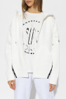 Moncler WHITE Hoodie with logo
