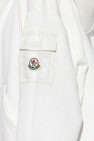 Moncler WHITE Hoodie with logo