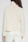 Moncler cream Cardigan with down front